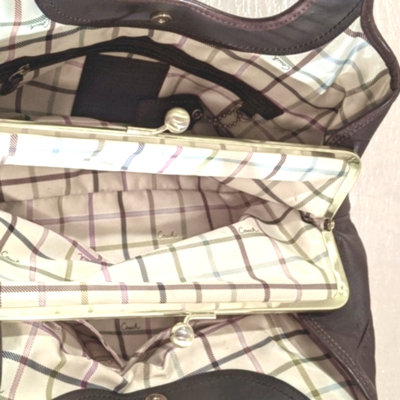 COACH Brown Leather Ergo Style Handbag - Picture 6 of 8